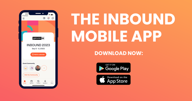 download the INBOUND mobile app