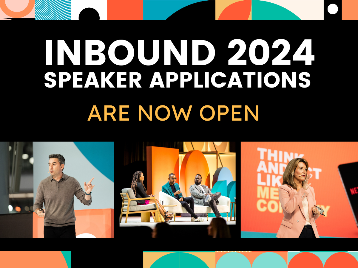 INBOUND 2024 Speaker Applications, Are Now Open