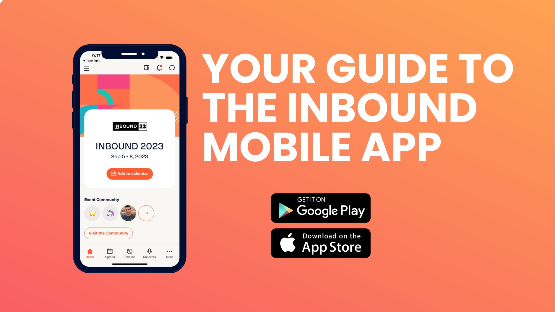 Your Guide to the INBOUND Mobile App